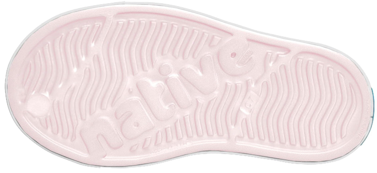 Native Shoes Unisex-Kids Jefferson Sneakers, Milk Pink/Shell White, 7 Toddler