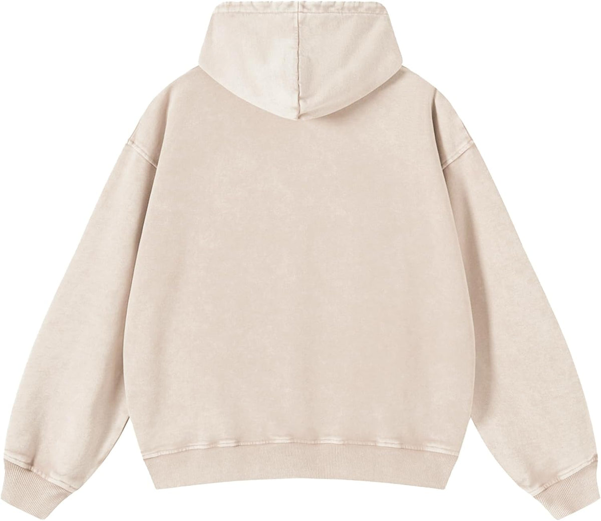 Skiennix Men's Zip Up Hoodie - Vintage Acid Wash Oversized Sweatshirt | Stylish Streetwear