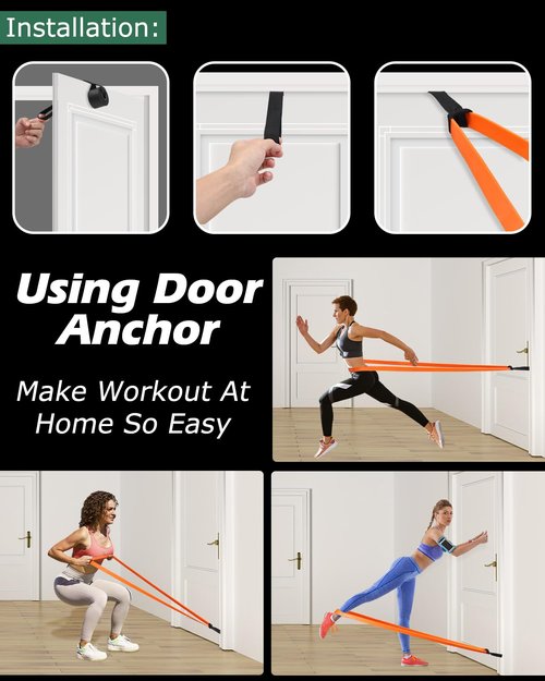 Zacro 6 Resistance Levels Pull Up Assistance Bands and 270 LBS Heavy Exercise Bands