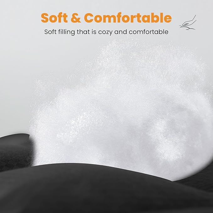 MATBEBY Full Size Mattress Pad - Cooling Breathable Mattress Topper, Quilted Fitted Mattress Protector, Pillow Top Mattress Cover with 8-21" Deep Pocket, Soft, Machine Washable, Black, 54x75 Inches