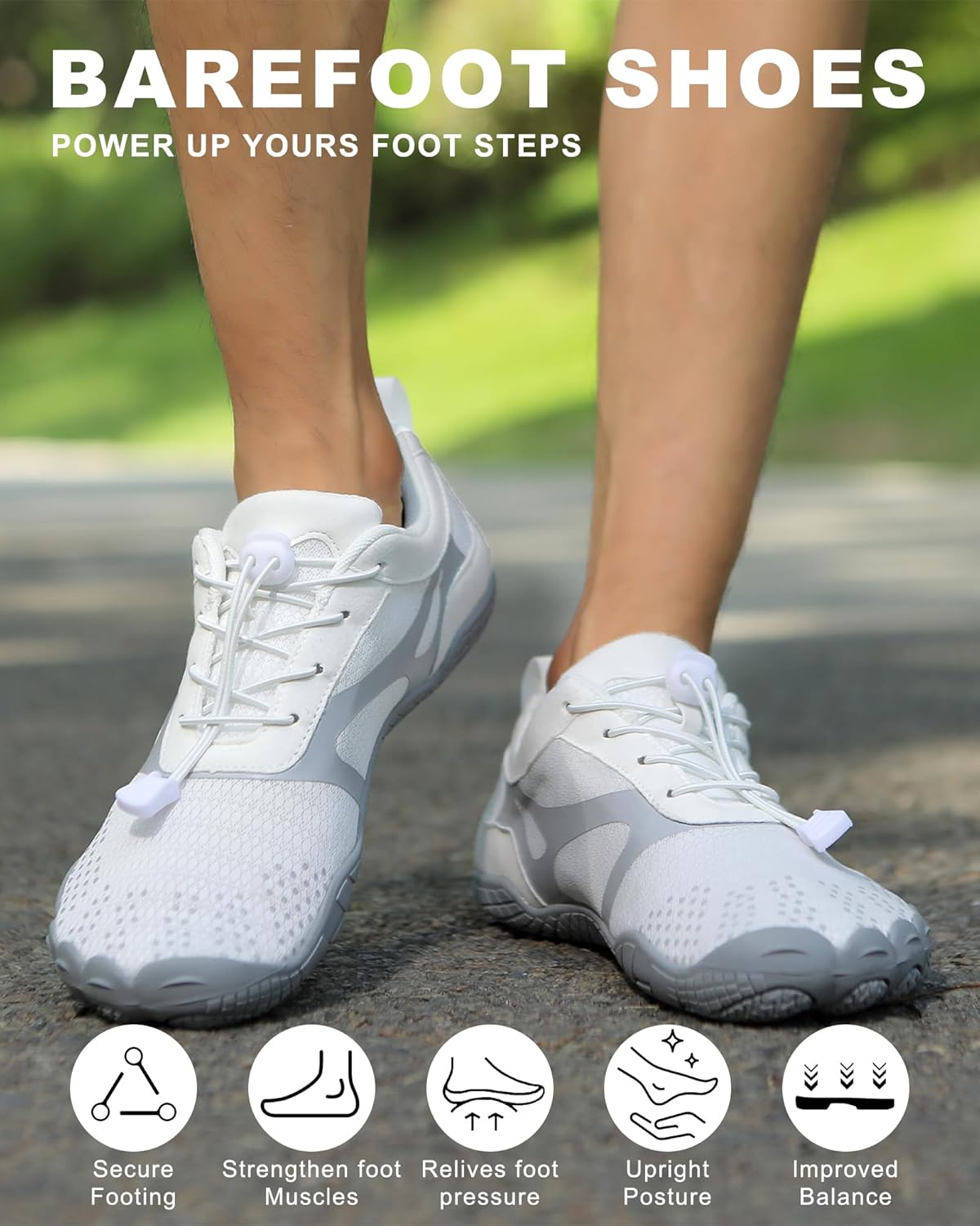 Todaysunny Barefoot Shoes - Minimalist Cross Training Sneakers for Men & Women | Wide Toe Box, Zero Drop Design