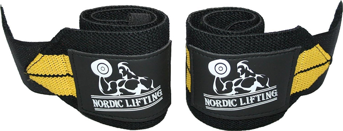Wrist Wraps for Weightlifting & Powerlifting - Durable Support Straps with Thumb Loop (1 Pair) - Essential Gym Gear for Men & Women