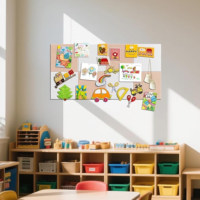 TSJOFFICE Large Cork Board for Wall