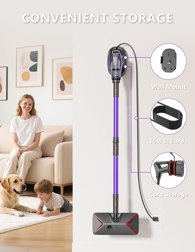 Steam Mop for Floor Cleaning, Heavy Duty All-in-One Steam Cleaner for Home with Detachable Handheld Steamer, for Hardwood, Tile, Walls, Grout, Windows, Furniture and Decks