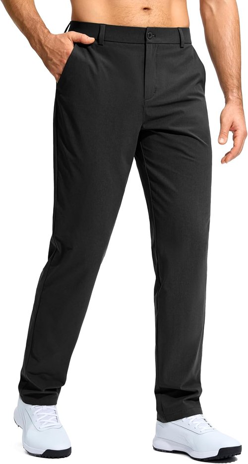 G Gradual Men's Golf Pants - Lightweight Stretch Casual Slacks | 30"/32"/34" with 4 Pockets