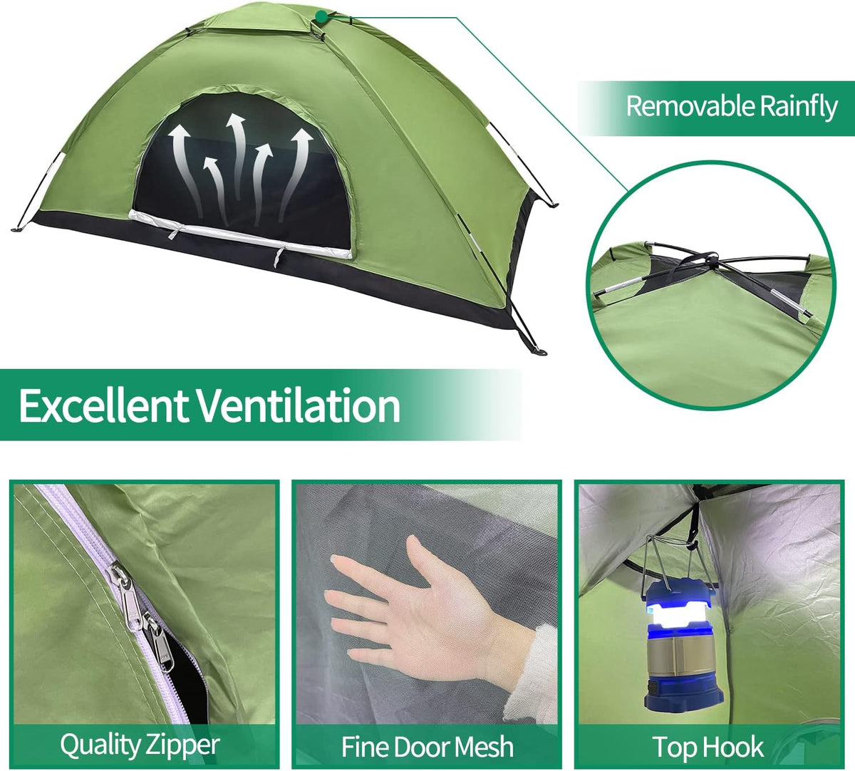 Sutekus Tent Camouflage Patterns Camping Tent Backpacking Tent for Camping Hiking 【Outdoor Equipment】
