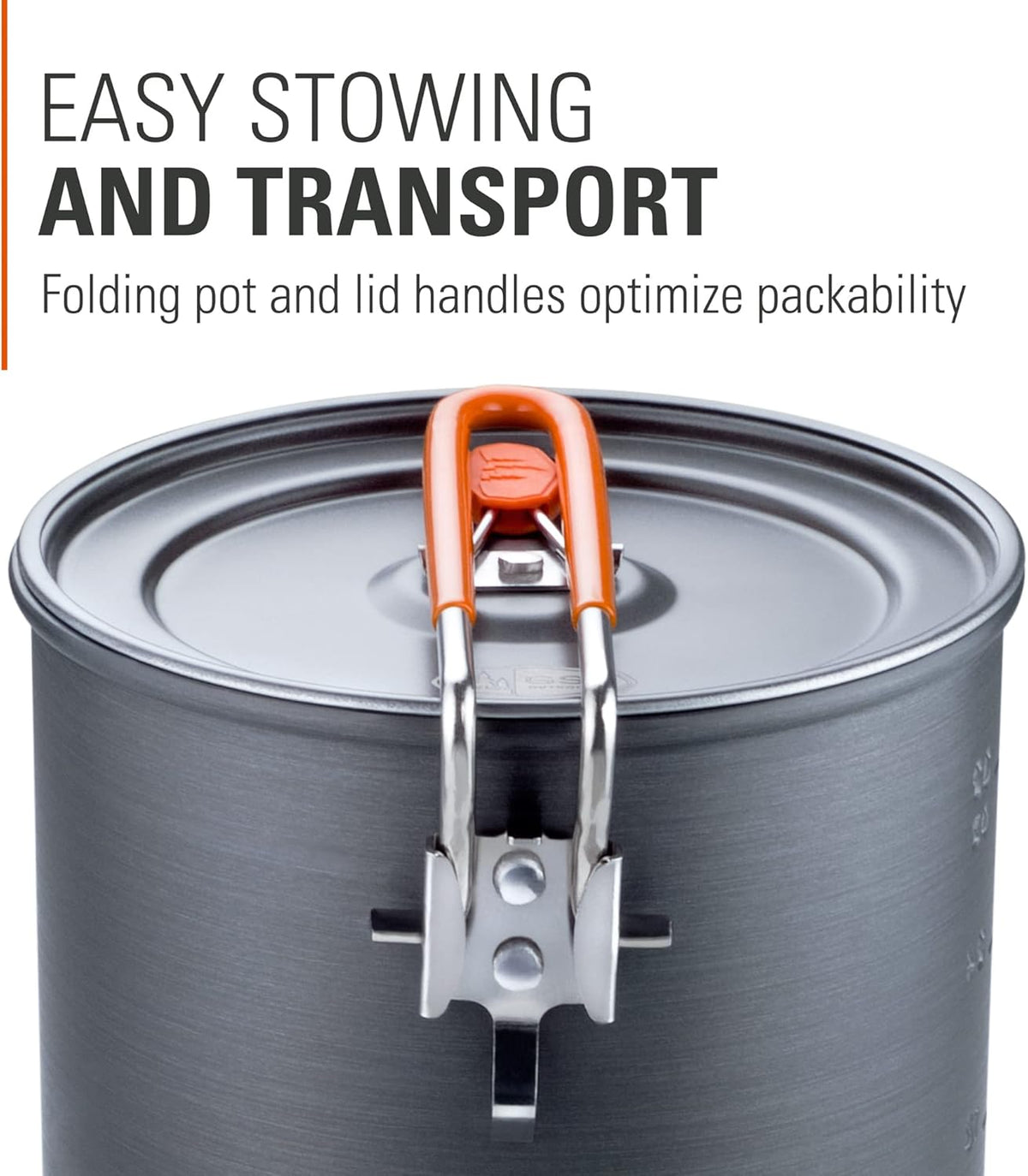 Ultralight Camping Cookware - GSI Outdoors Halulite Boiler Pot with Folding Handle