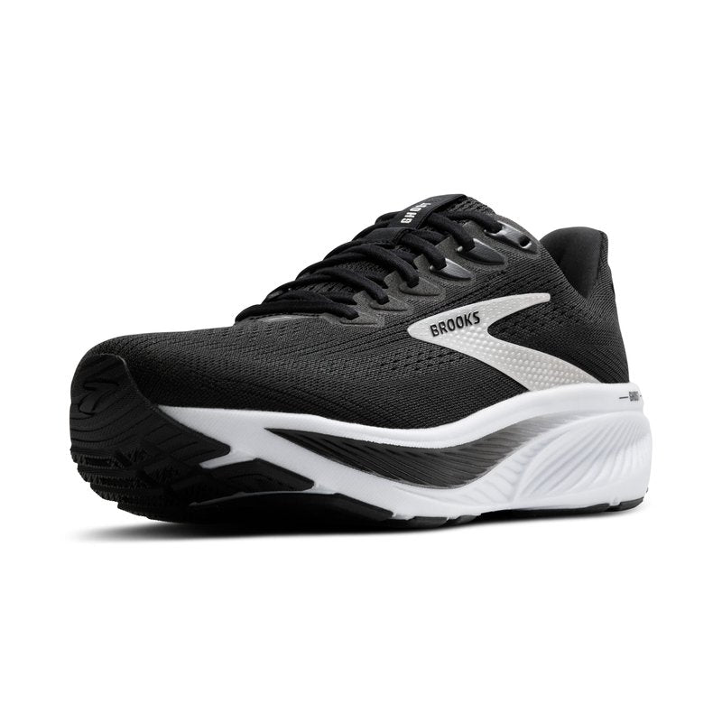 Brooks Men’s Ghost 17 Neutral Running Shoe - Black/Grey/White - 7.5 Medium