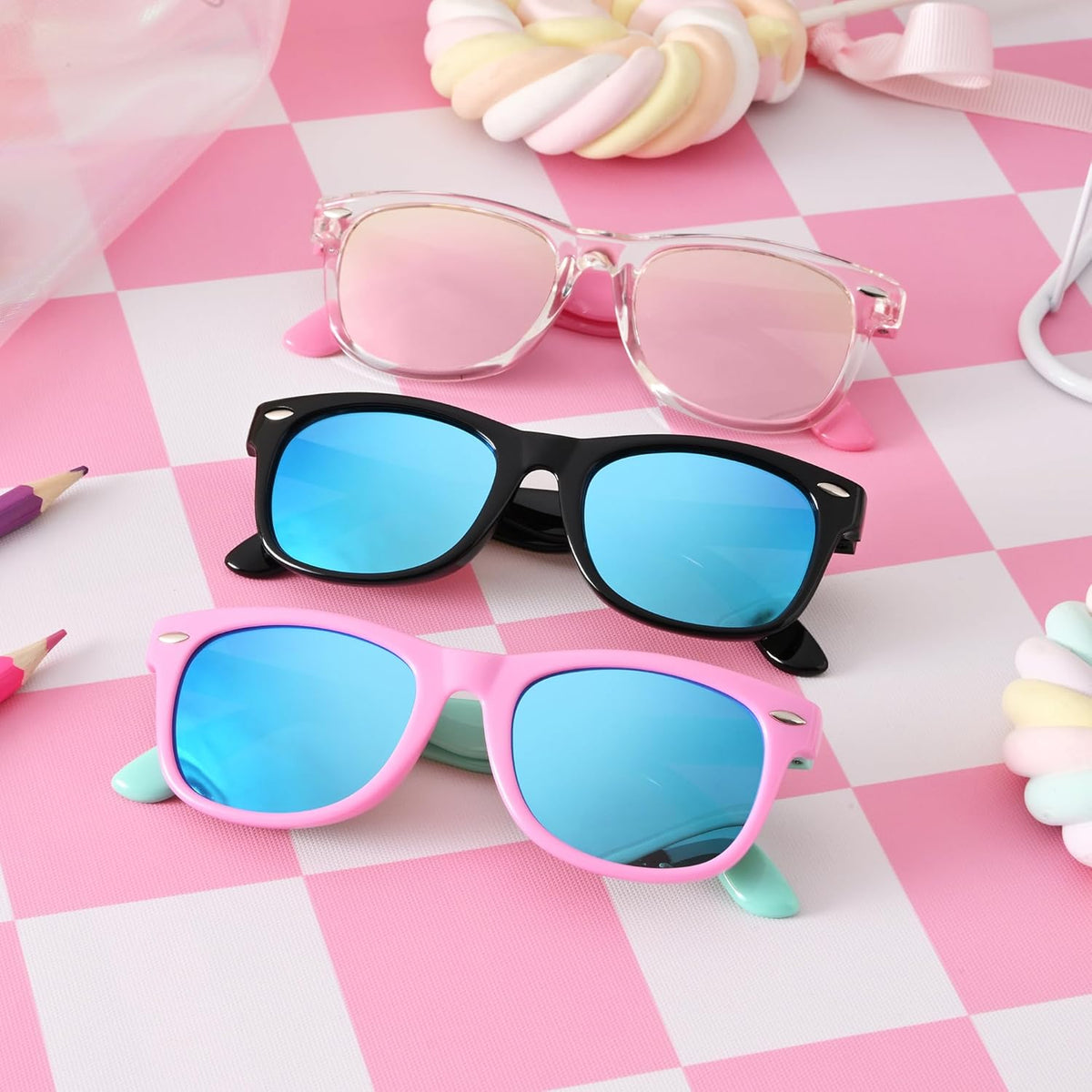 Pro Acme Kids Polarized Sunglasses - Flexible TPEE Frame Shades for Toddlers Ages 3-12