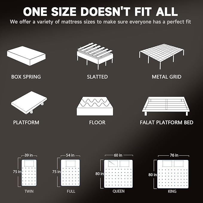 Queen Size Mattress in a Box 12 Inch Memory Foam Hybrid Mattress with Pocketed Springs Medium Firm Support Motion Isolation Edge Support 180 Night Trial