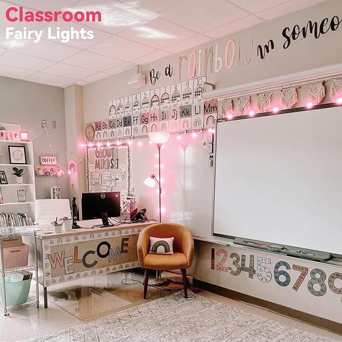 LitHome 200LED 66FT Led Fairy Lights Plug in, Color Changing Fairy Lights with Remote, 9 Modes Led String Lights Indoor Dimmable, Fairy String Lights for Girls Bedroom Dorm Classroom Christmas Decor