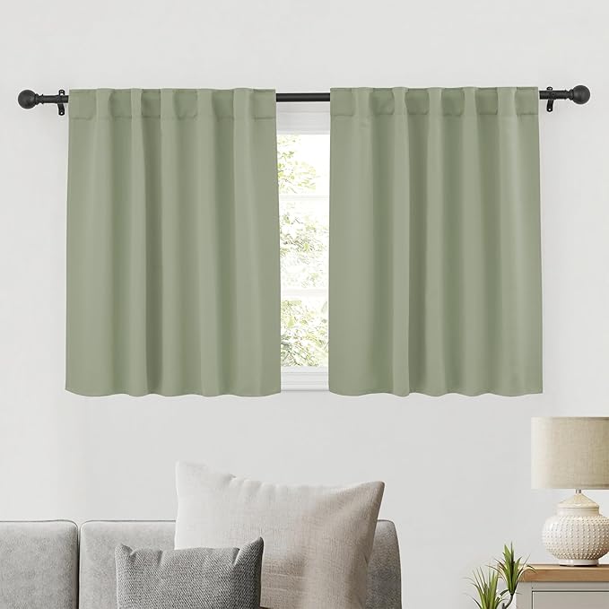 RYB HOME Blackout Curtains for Bedroom, Window Shades Thermal Insulating
