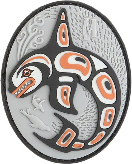 Maxpedition Killer Whale Patch - Full Color 2.4x3 Inch Tactical Gear Emblem