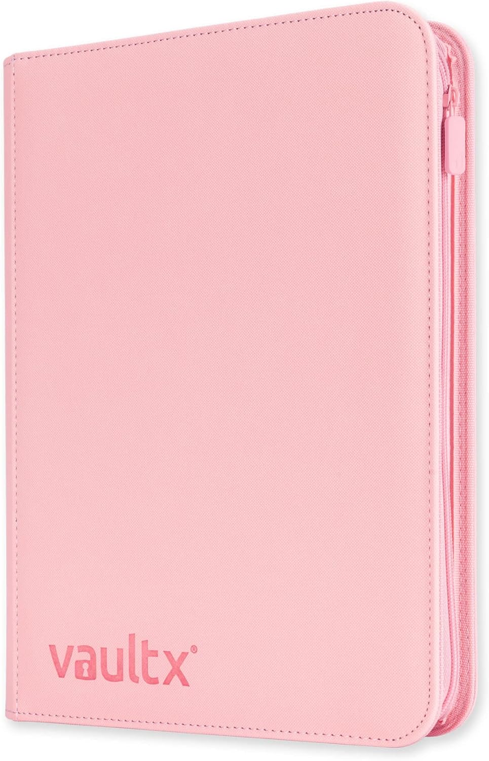 Vault X 9 Pocket Trading Card Zip Binder - Premium Exo-Tec Material, Holds 360 Cards, Pink