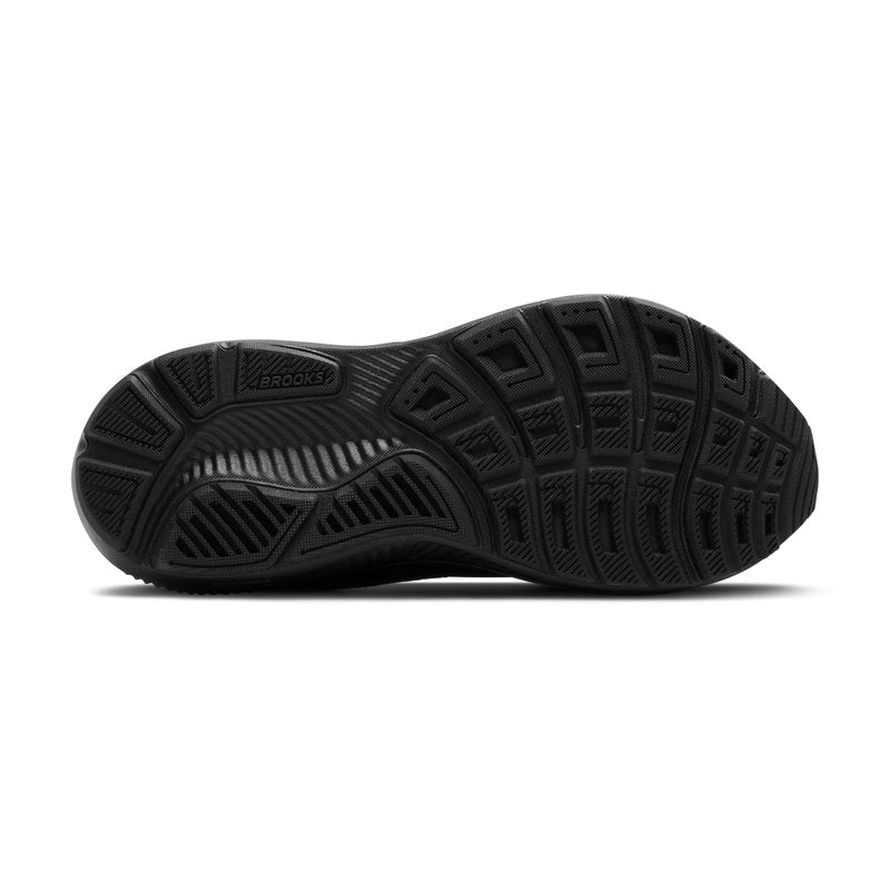 Brooks Women’s Ghost 17 Neutral Running Shoe - Black/Black/Ebony - 5.5 Wide