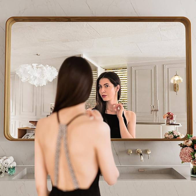 LOAAO 48X30 Inch Bathroom Mirror