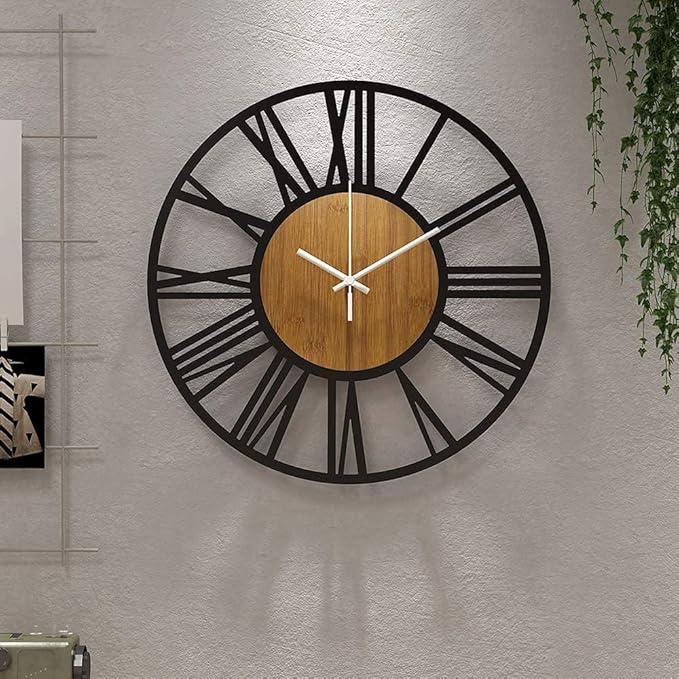 1st owned Wall Clocks for Living Room Decor, Round Silent Non Ticking, Modern