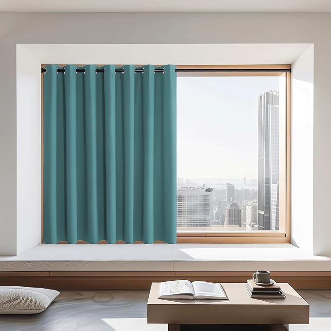 NICETOWN Blackout Curtains 72 inches Long, Grommet Privacy Window Treatment
