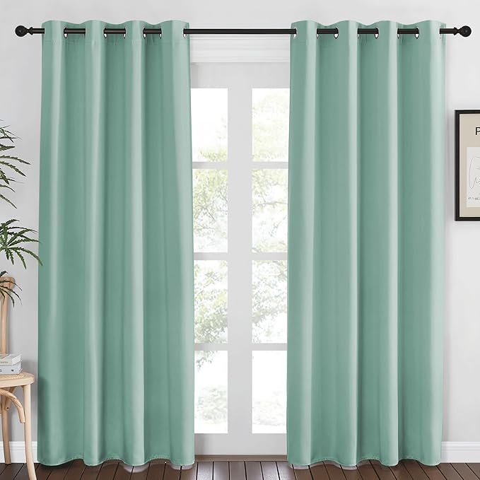 NICETOWN Blackout Curtains 84 Inch Length, Thermal Insulated Room Darkening