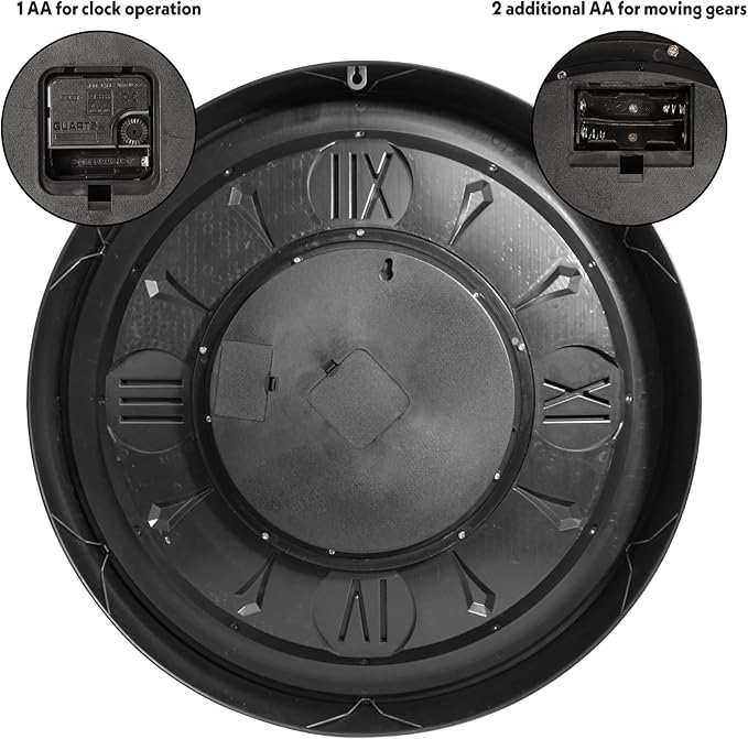 October Elf 24 Inch Wall Clock