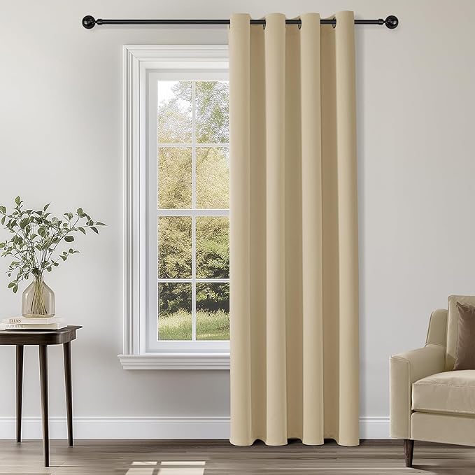 ChrisDowa Blackout Curtains 84 inches Long