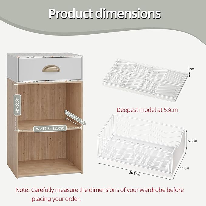 NETEL Pull Out Cabinet Organizer, 4 Pack No Drill Slide Out Drawers for Kitchen Cabinets, Metal Pantry Pull Out Shelves, Kitchen Cabinet Organizer, Pull Out Home Organizers, 11.8"W X 20.86"D X 6.9"H