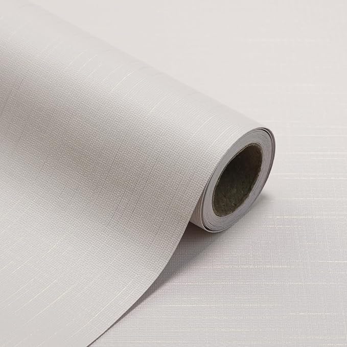 Grasscloth Peel and Stick Wallpaper Beige Gold Wallpaper15.7 x 393" Linen