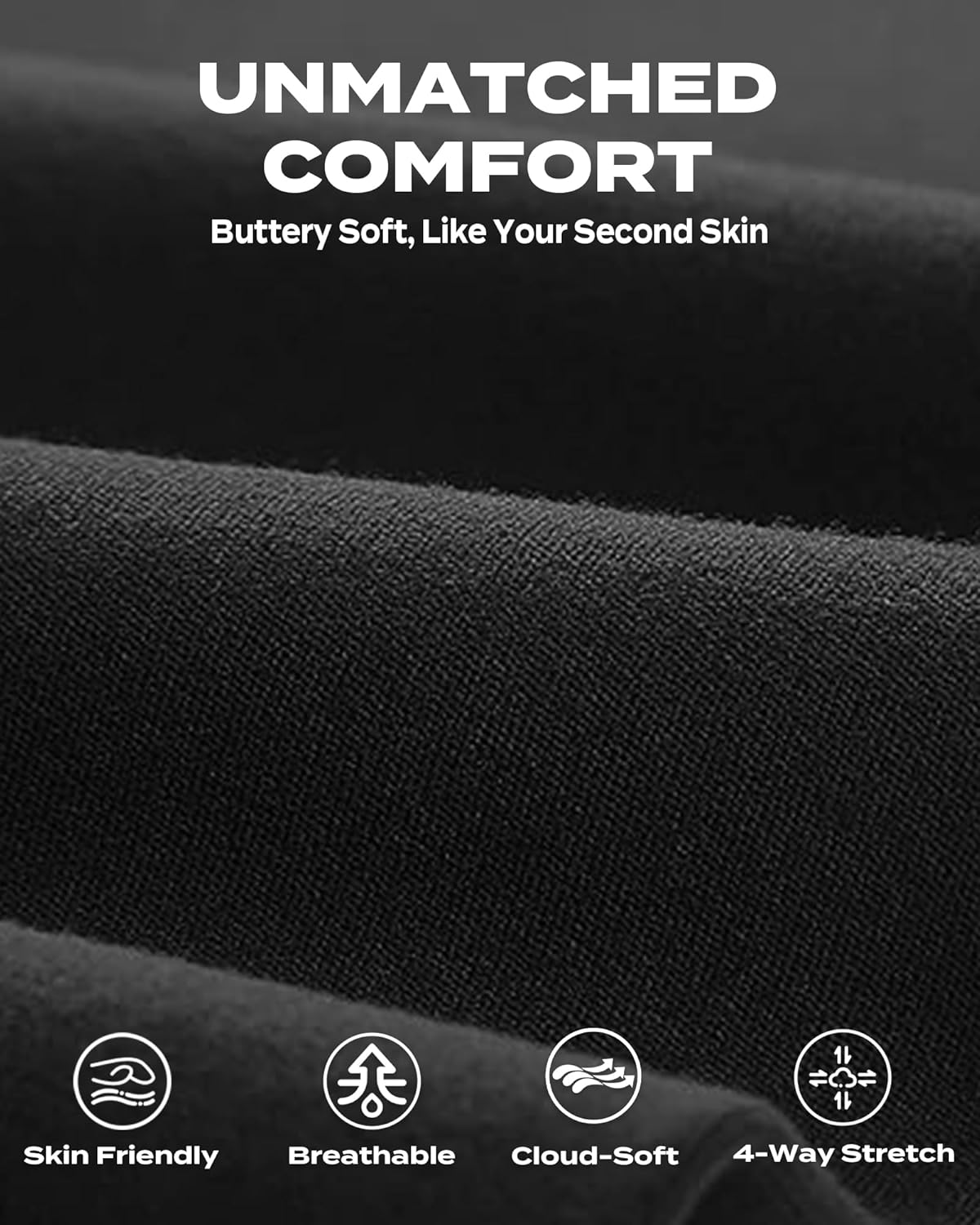 TNNZEET Capri Leggings - High Waisted Tummy Control Yoga Pants with Pockets | Black