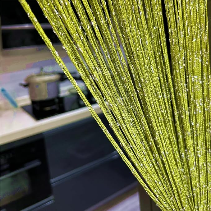 ave split Decorative Door String Curtain Wall Panel Fringe Window Room Divider
