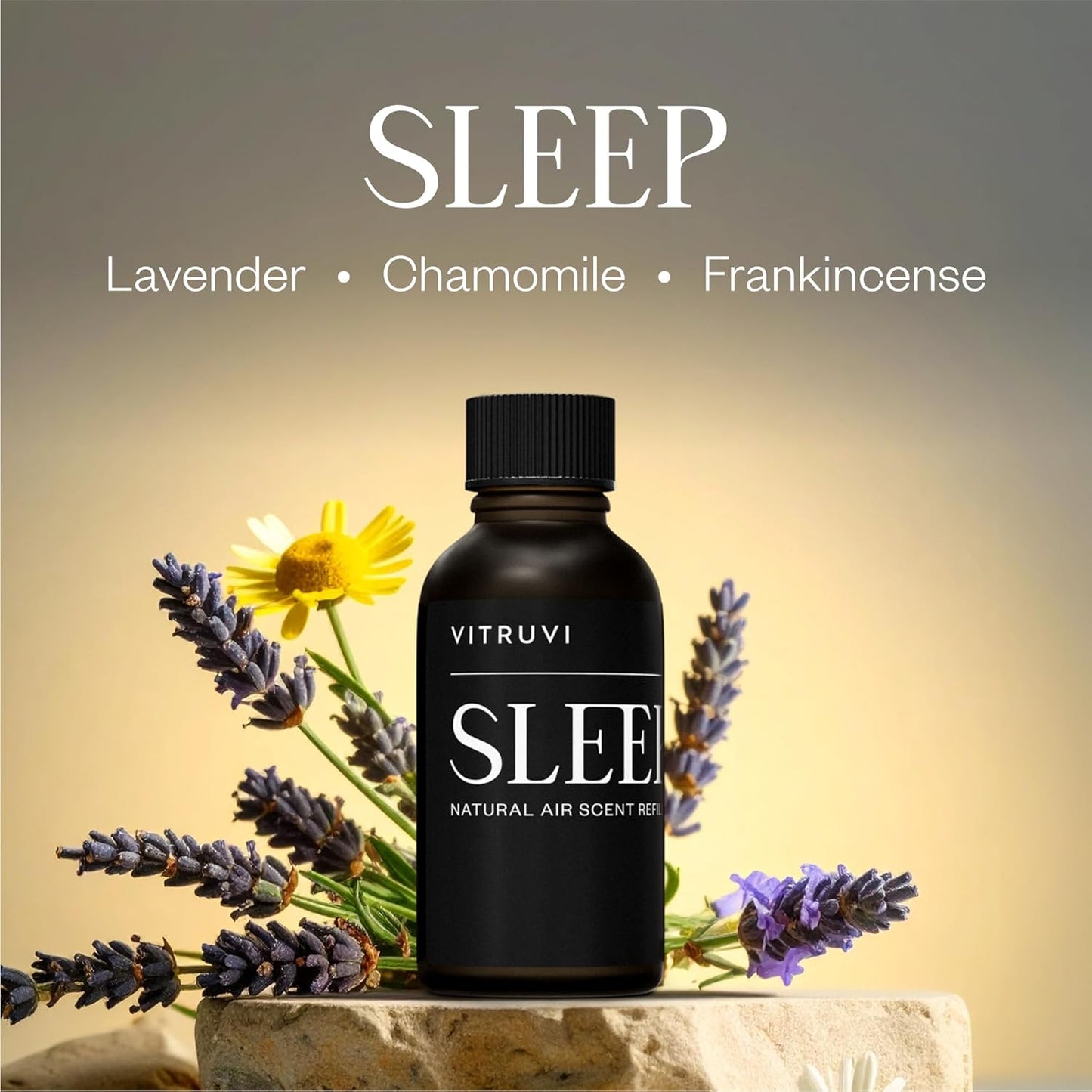 Pacific Waterless Diffuser Scent | Bergamot, Eucalyptus, and Lavender | Compatible with Vitruvi Air Waterless Diffuser | 1 Fl Oz