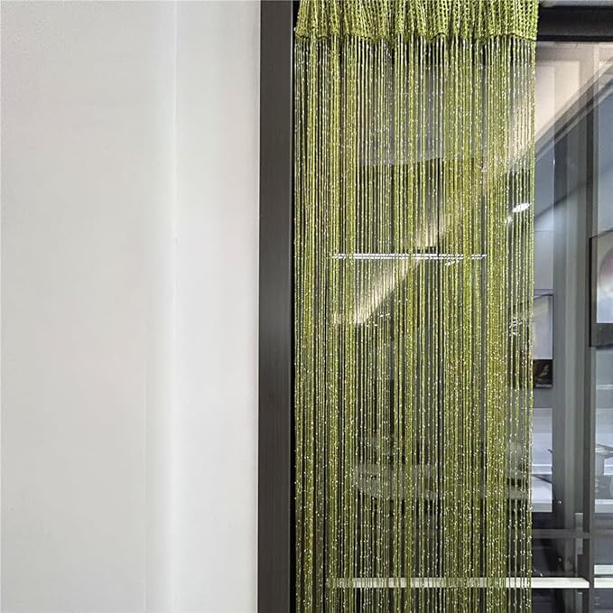 ave split Decorative Door String Curtain Wall Panel Fringe Window Room Divider