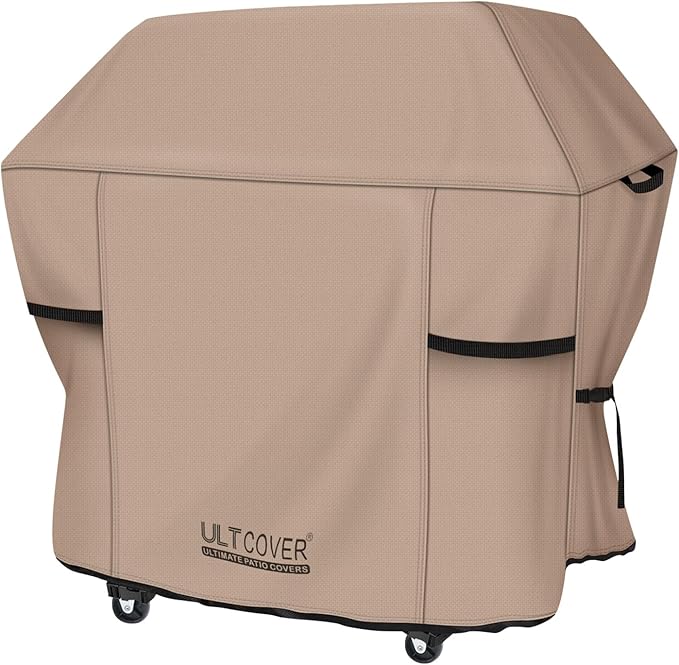 ULTCOVER Waterproof Grill Cover 64 inch, Heavy Duty BBQ Cover for 4-6 Burners Outdoor Gas Barbecue Grill