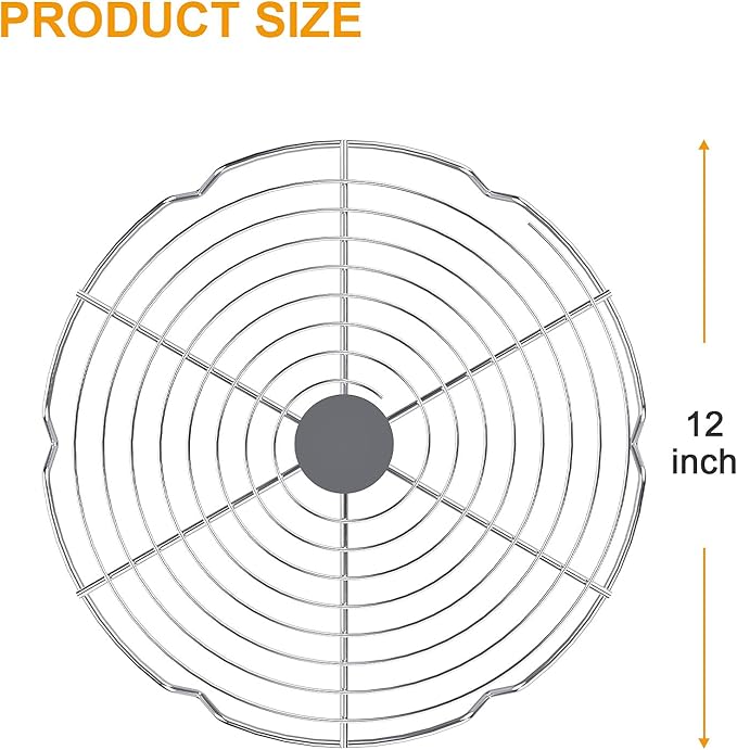 2-Pack Griddle Warming Rack for Blackstone Griddle, Universal Warmer Cooling Rack for Weber Chargriller Tabletop Flattop Griddle, Outdoor BBQ Cooking Accessories 12Inch