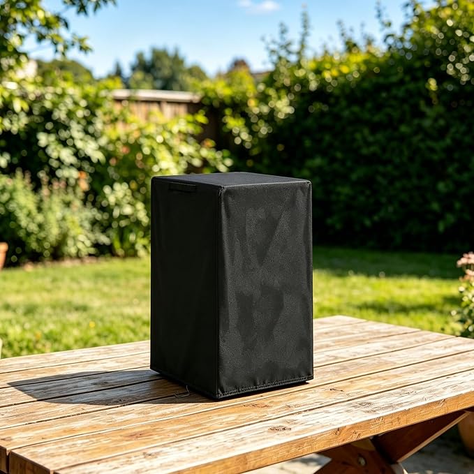 Smoker Cover Fit for Smokehouse Products Big Chief Electric Smoker, Heavy Duty Waterproof Outdoor Grill Electric Smoker Covers-12 D x 18" W x 25" H