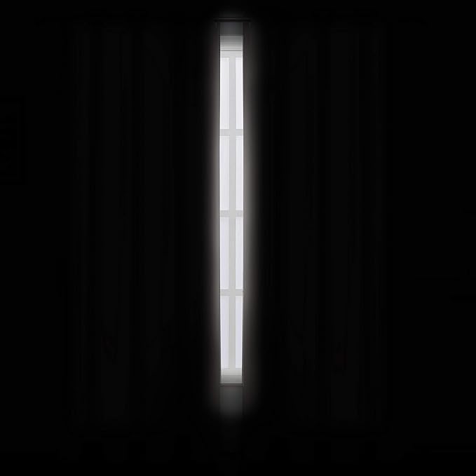 LEMOMO Light Beige Thermal Blackout Curtains/52 x 95 Inch/Set of 2 Panels Room