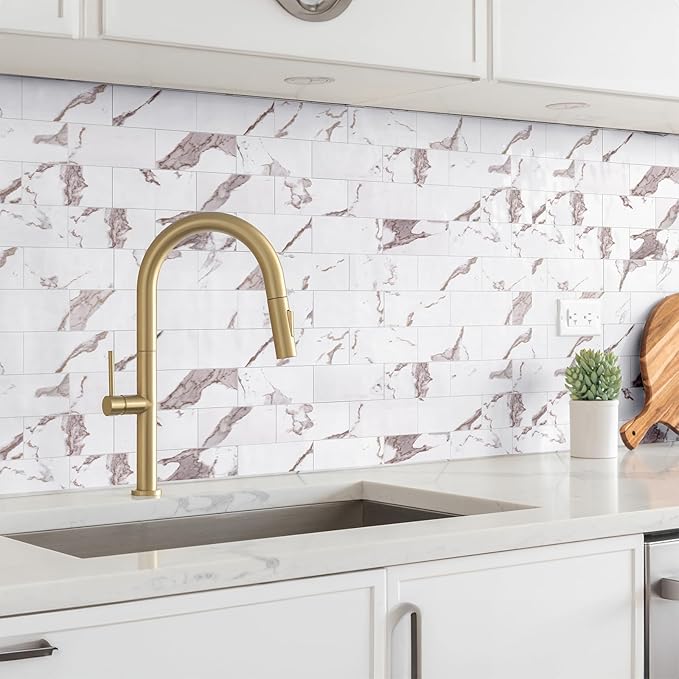 StyloVue 100 Pieces Peel and Stick Backsplash