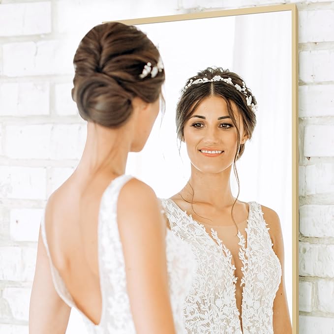 Sweetcrispy 59"x16" Full Length Mirror, Leaning or Standing Full Body Mirror