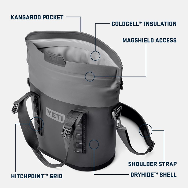 Yeti Hopper M15 Soft Cooler Charcoal