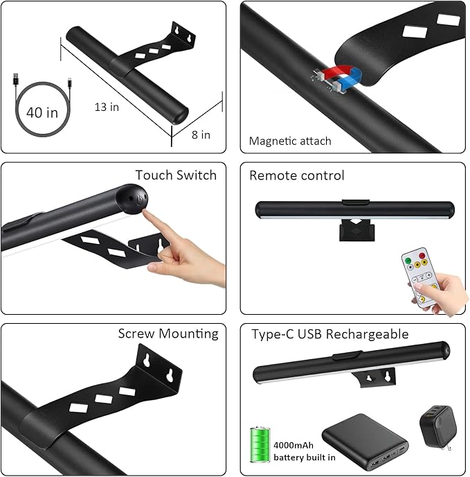 MIOBLUE Rechargeable Picture Lights