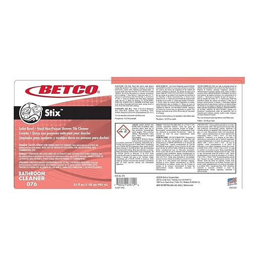 Betco Stix Toilet Bowl Cleaner, Cherry/Almond Scent, 32 oz., 12 Bottles/Carton (761200)