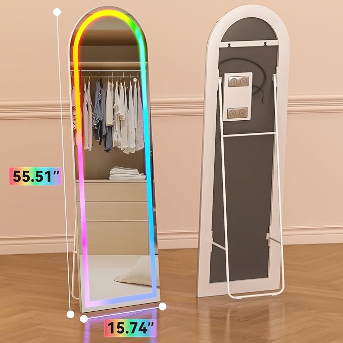 Hasipu Arch Full Length Mirror 56 x 16 in