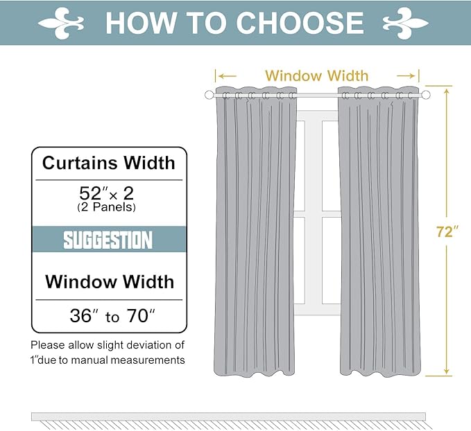 ChrisDowa Grommet Room Darkening Curtains