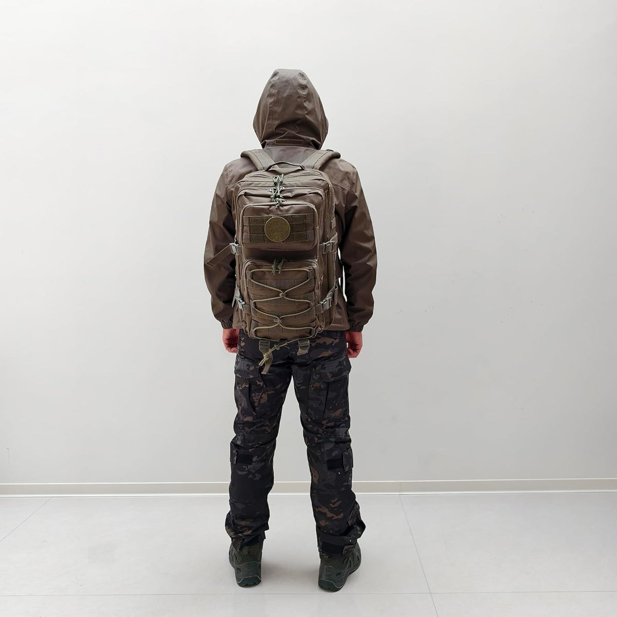 Skiennix Military Tactical Backpack - 3-Day Assault Pack with Molle System | Black, 38L Capacity
