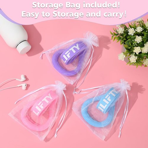 Figure 8 Resistance Band - Upgraded Elastic Stretch Bands with Storage Bag for Yoga & Pilates Workouts