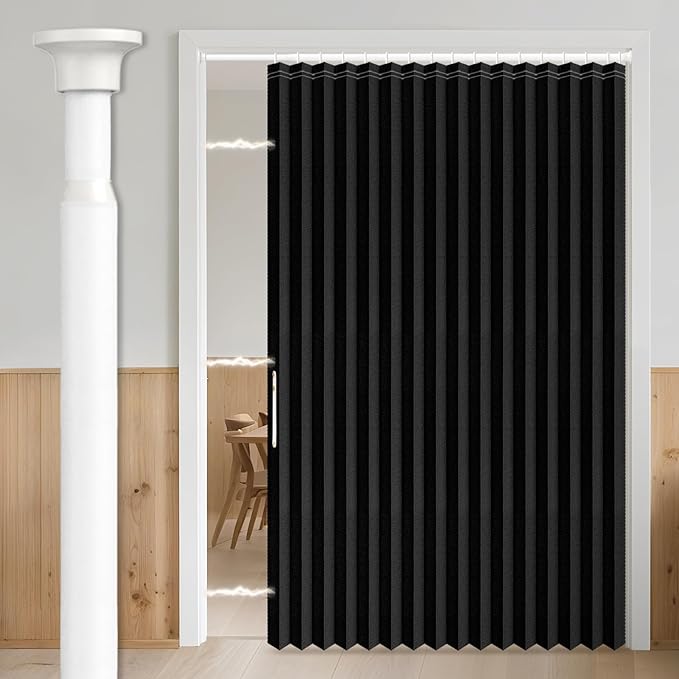 AJAZZ Blackout Sliding Door Curtains