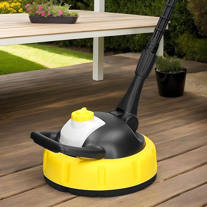 Pressure Washer - Patio Cleaner Cleaning Tool with Adapter, High-Efficiency Power Washing Accessory, Heavy-Duty Outdoor Equipment | Multipurpose Attachments for Driveways Sidewalks Yards