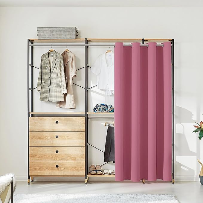 ChrisDowa Blackout Door Curtains