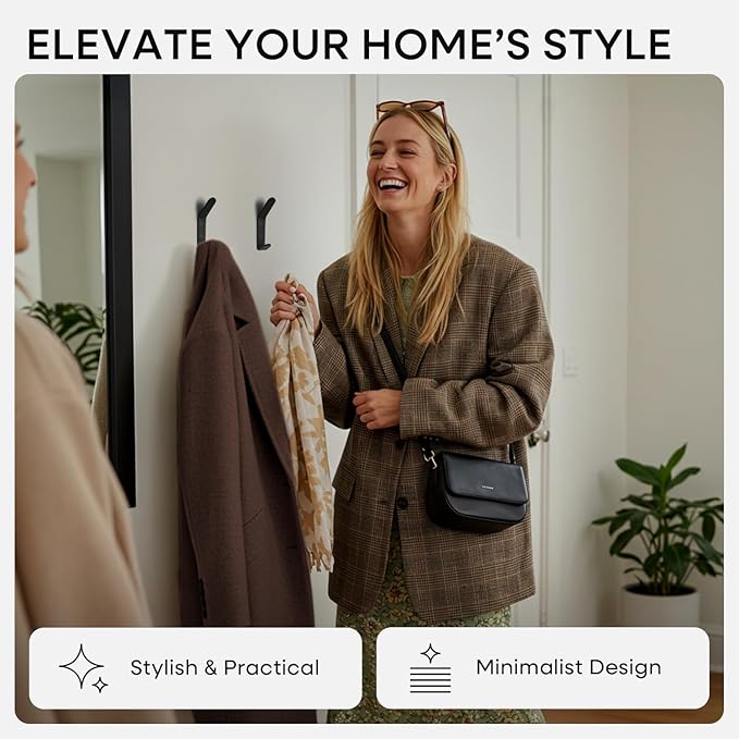Homeforia Wall Coat Hook Rack
