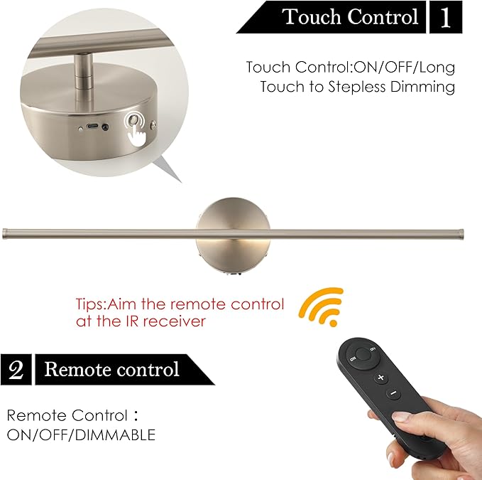 KARTOOSH Battery Operated Wall Sconces