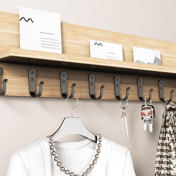 BREYDROK 20PCS Heavy Duty Metal Coat Hooks